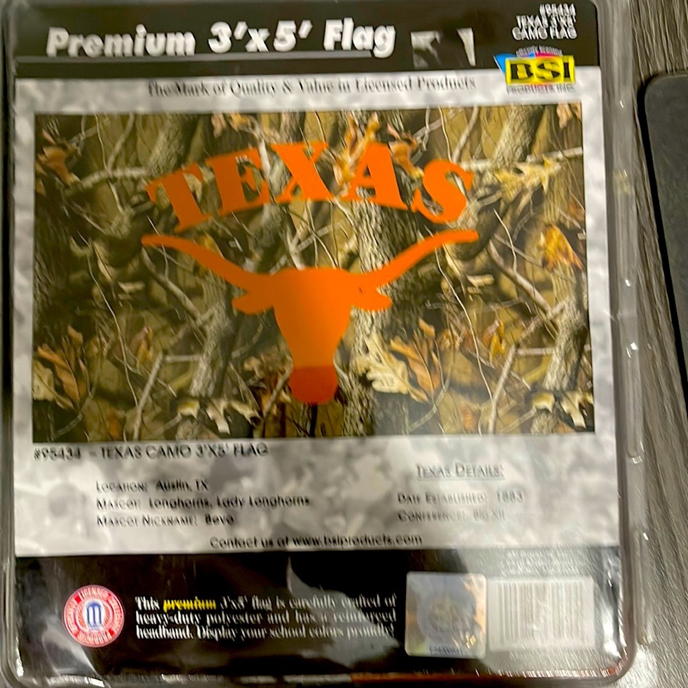University of Texas Camo Flag 3x5